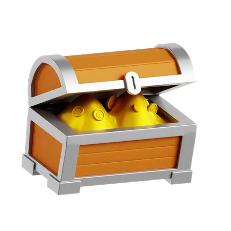 Treasure box  3D Icon