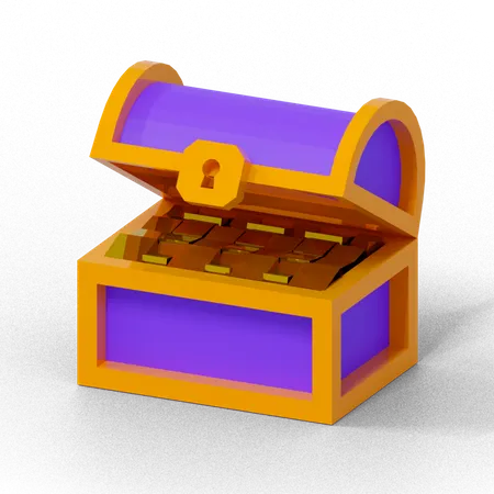 Treasure Box  3D Icon