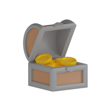 Treasure Box  3D Icon