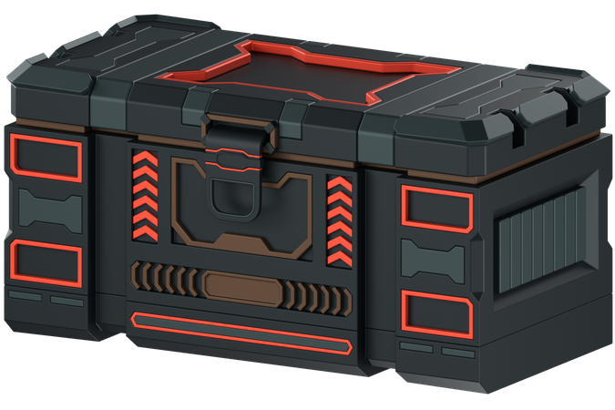 Treasure Box  3D Icon