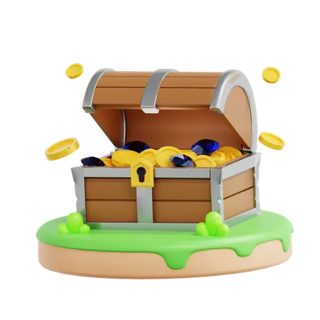 Treasure Box  3D Icon