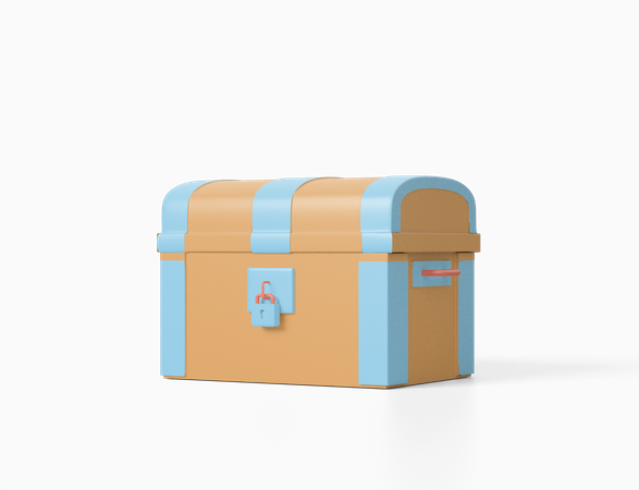 Treasure Box  3D Icon