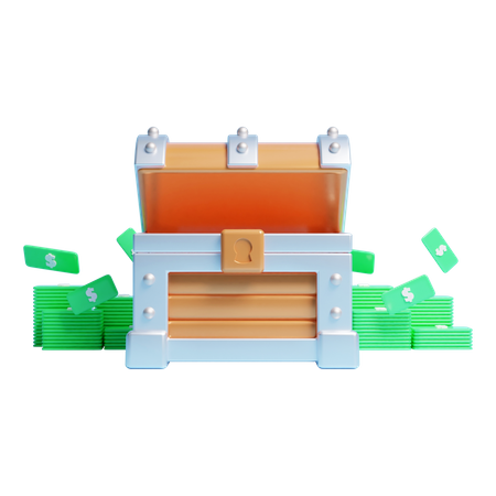 Treasure Box  3D Icon