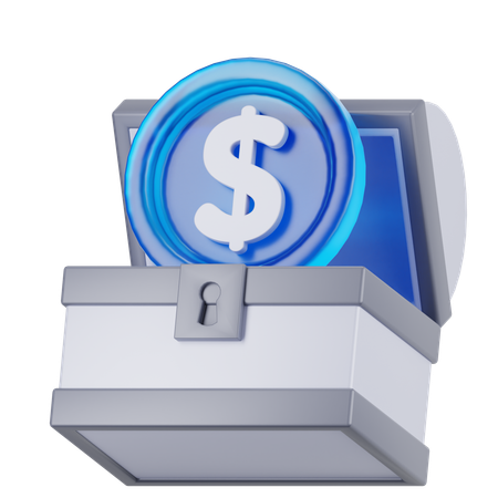Treasure Box  3D Icon