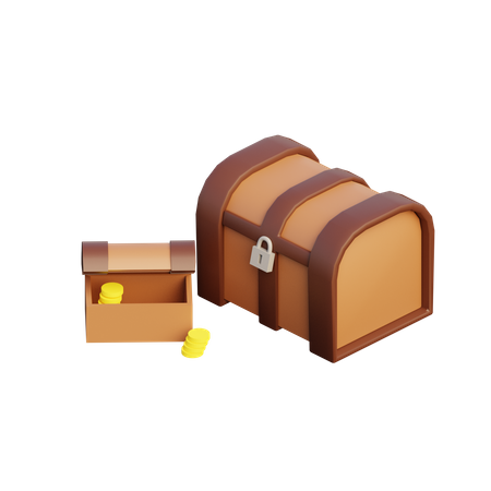Treasure Box  3D Icon
