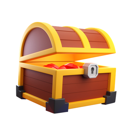 Treasure Box  3D Icon
