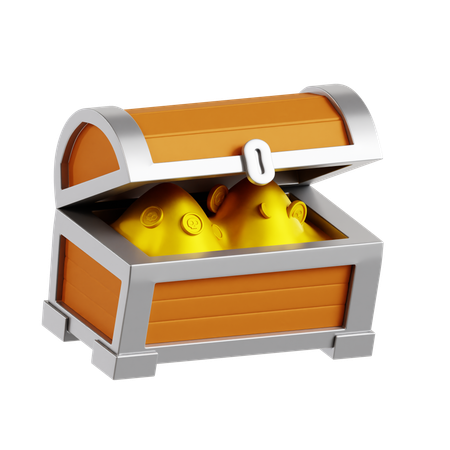 Treasure box  3D Icon