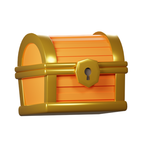 Treasure Box 3D Icon