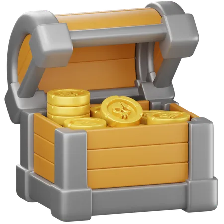 Treasure Chest  3D Icon