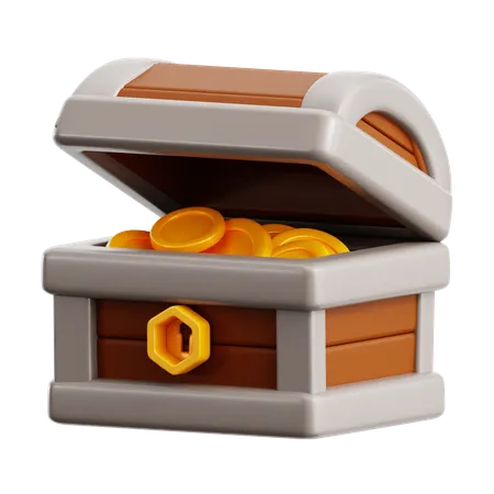 Treasure Chest  3D Icon