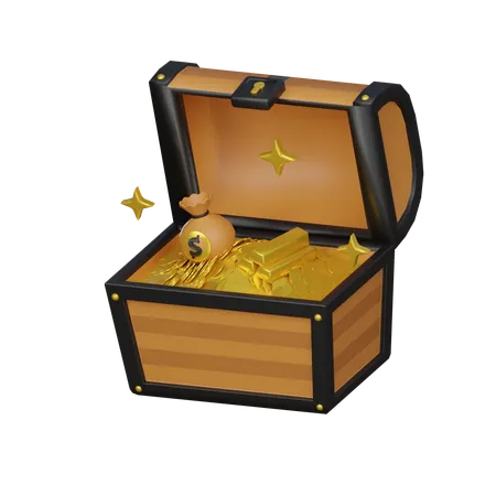 Treasure Chest  3D Icon