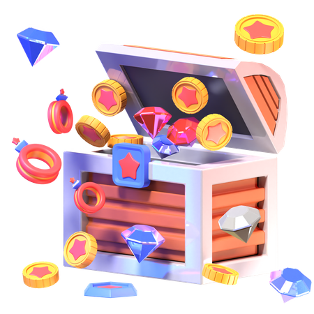 Treasure Chest  3D Icon