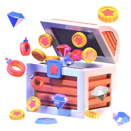 Treasure Chest  3D Icon