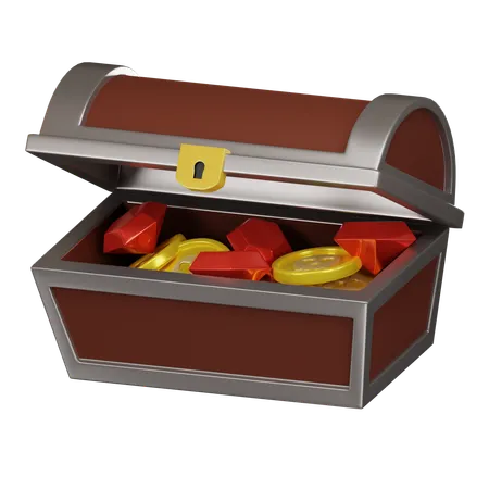 Treasure Chest  3D Icon