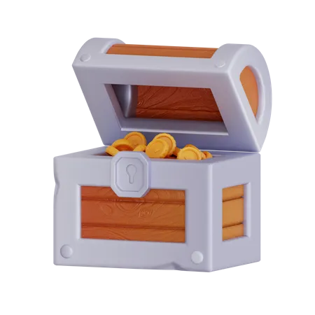 Treasure Chest  3D Icon