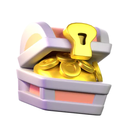 Treasure Chest  3D Icon