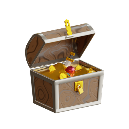 Treasure Chest  3D Icon