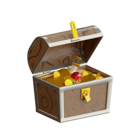 Treasure Chest  3D Icon