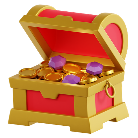 Treasure Chest  3D Icon