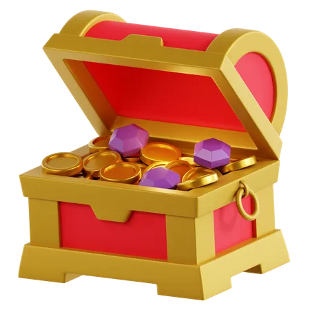 Treasure Chest  3D Icon