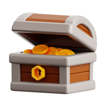 Treasure Chest  3D Icon