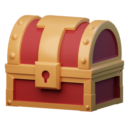 Treasure Chest  3D Illustration