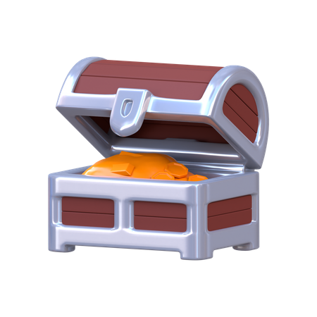 Treasure Chest 3D Icon