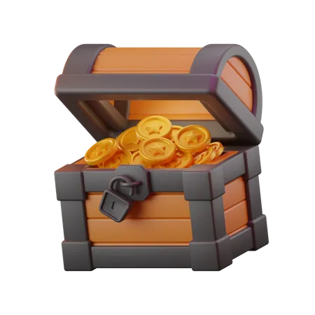 Treasure Chest  3D Icon