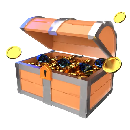 Treasure Of Wealth  3D Icon