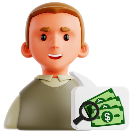 Treasury Analyst  3D Icon