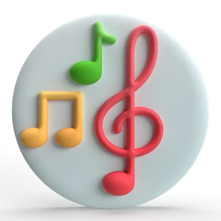 Treble  3D Icon