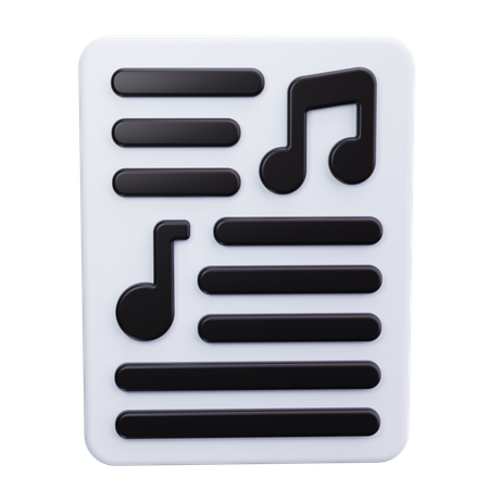 ト音記号  3D Icon