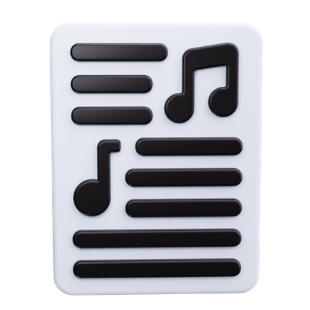 Treble Clef  3D Icon