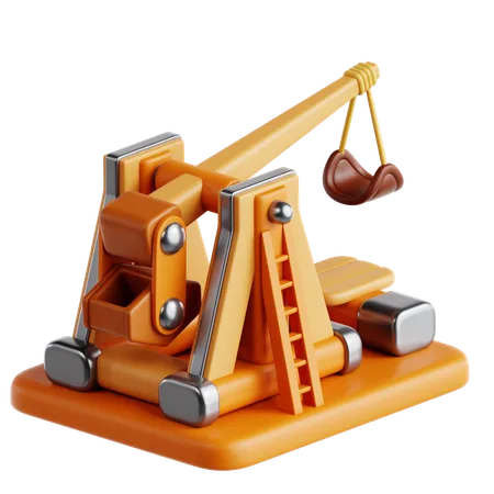 Trebuchet  3D Icon