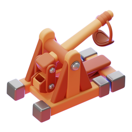 Trebuchet  3D Icon