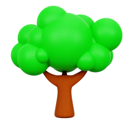 3 D Tree Plant Illustrations 3D Icon