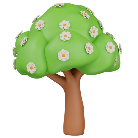 나무  3D Icon