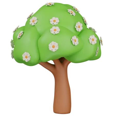 나무  3D Icon