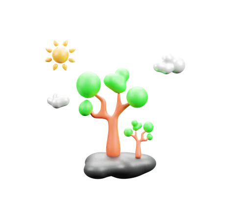 Tree  3D Icon