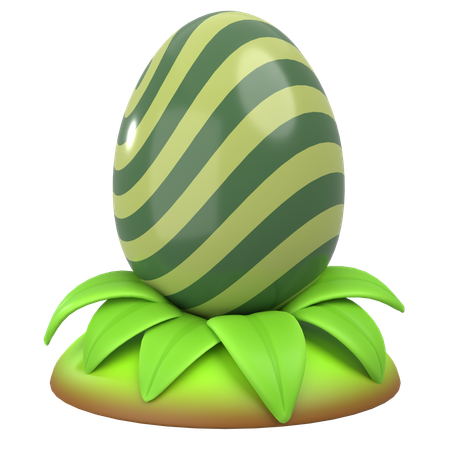 Tree Dragon Egg  3D Icon