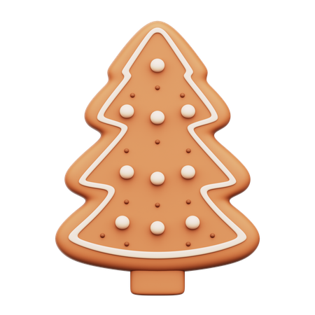Tree Gingerbread  3D Icon