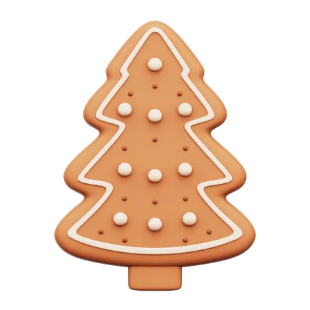 Tree Gingerbread  3D Icon