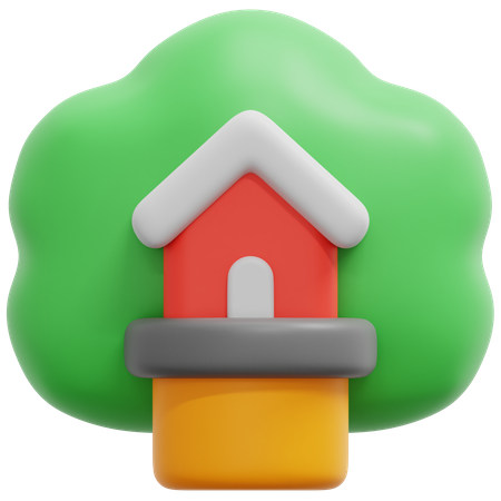 Tree House  3D Icon