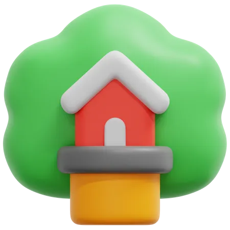 Tree House  3D Icon