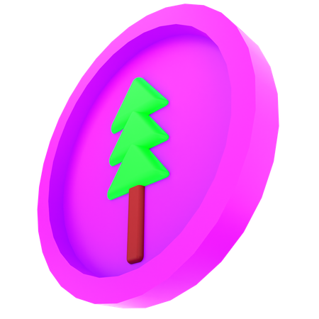 Tree Logo  3D Icon