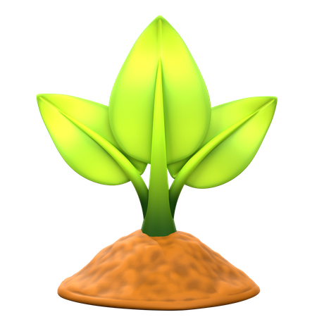 Tree Planting  3D Icon