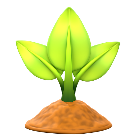 Tree Planting  3D Icon
