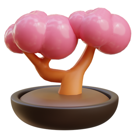 Tree Sakura  3D Icon