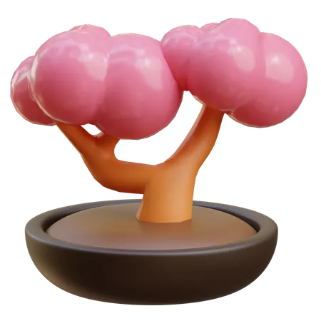 Tree Sakura  3D Icon