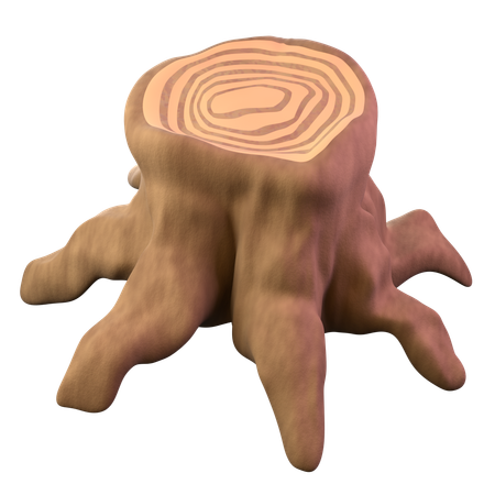 Tree Stump  3D Icon